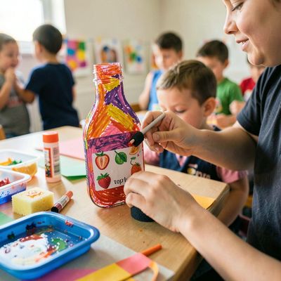 Dzień Soku — Kolorowa butelka soku