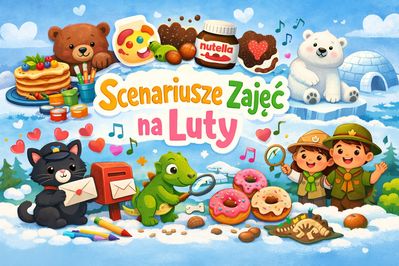 Scenariusze zajęć na luty 2026 – plan dla przedszkoli i żłobków - miesięczny plan zajęć