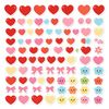 Arkusz naklejek — małe serduszka i kółeczka