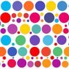 Arkusz kolorowych kółeczek - łuski i oczka (A4)