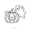 Kolorowanki: Dynia i Duch