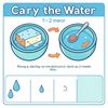Szablon gry 'Przenosimy wodę' — instrukcja i plansza
