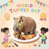 Plakat przedszkolny — Światowy Dzień Tapira (dekoracja)