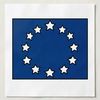 Kontur flagi Unii Europejskiej (duża karta)