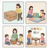 Ilustracja kącika czytelniczego — instrukcja ustawienia