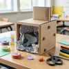 Mini-kuźnia z kartonu — przykład konstrukcji