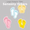 Wydrukowane stopki — ścieżka sensoryczna
