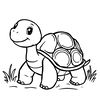 Kolorowanka żółw