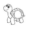 Kolorowanka żółw