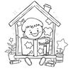 Kolorowanka — Dekoruj swój domek