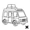 Budujemy ambulans - szablon do dekorowania