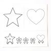 Szablony kształtów — gwiazdka i serduszko