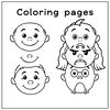 Kolorowanki z dużymi buziami