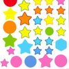 Arkusz naklejek: gwiazdki i kółka