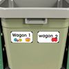 Etykiety na wagoniki (do pudeł/plastikowych pojemników)