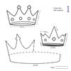 Szablon: Papierowa korona do wycięcia