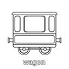 Wagon — kolorowanka