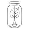 Kolorowanka — słoiczek ze światłem