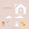 Szablony 'Domki dla zwierzątek'