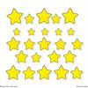 Arkusz naklejek - żółte gwiazdki