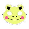 Szablon maski żabki