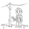 Kolorowanka: Mały Energetyk