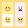 Duże karty emoji (4 emocje)