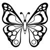 Szablon: skrzydła motyla do wycięcia (A4)