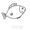 Szablon wyciętej rybki (do druku)