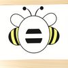 Szablon pszczółki do wycinania (A4)