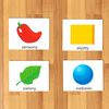 Karty do sortowania kolorów — szablon