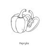 Kolorowanka — Papryka