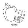 Kolorowanka — Papryka