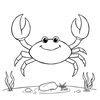 Kolorowanka: Krab