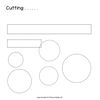 Szablon pasków i kółek do wycięcia