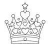 Strona do kolorowania — korona