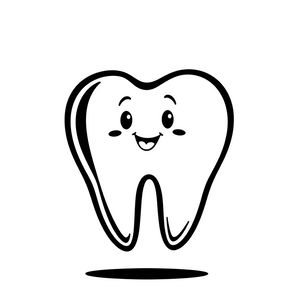 Szablon dużego zęba (do wydruku)