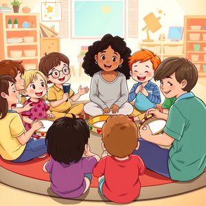 Zdjęcie pokazowe: Dzieci grają razem na instrumentach