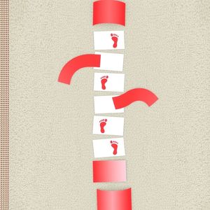 Ilustracja ścieżki do marszu