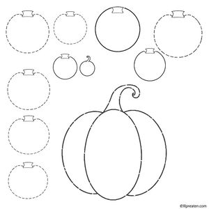 Szablony nasion i kształtów do przyklejania