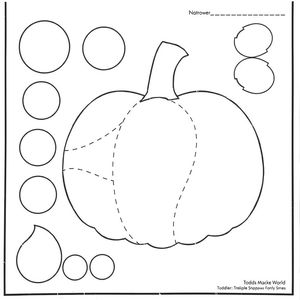 Szablony nasion i kształtów do przyklejania
