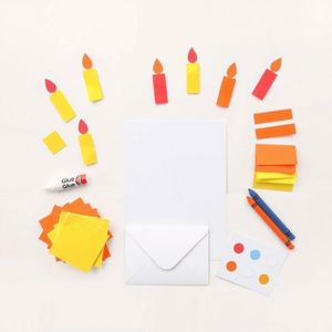 Materiały - flat lay