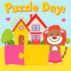 Plakat powitalny 'Dzień Puzzli'