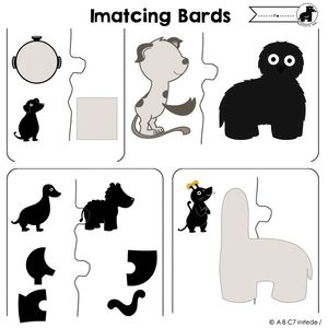 Plansze do dopasowywania fragmentów (2–3 części na obrazek)