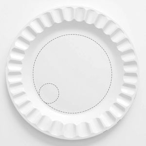 Szablon papierowego talerzyka — baza postaci