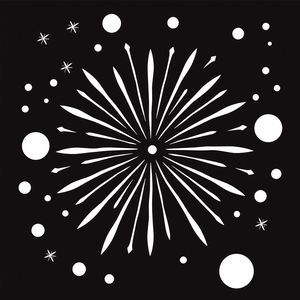 Kolorowanka: Fajerwerki dla maluchów