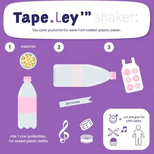 Szablon: Grzechotka z zaklejonej butelki