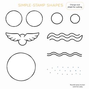 Arkusz stempelków i kształtów gąbkowych