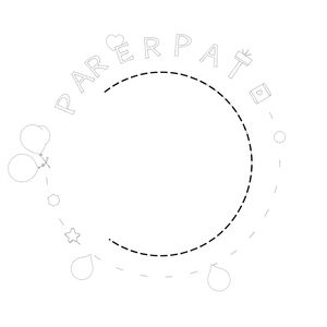 Szablon papierowego talerzyka