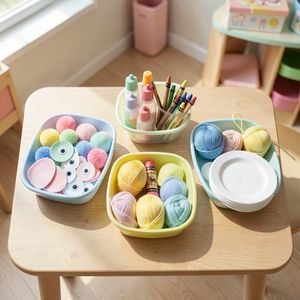 Zestaw materiałów na tacce — zdjęcie